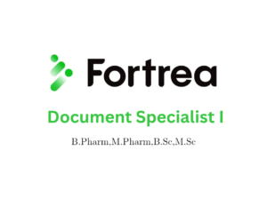 Fortrea Hiring Freshers for Document Specialist I Role: Apply Now