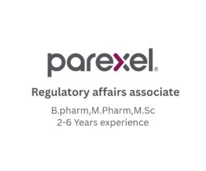Paraxel Hiring for Regulatory Affairs Associate Role: RA Jobs 2026