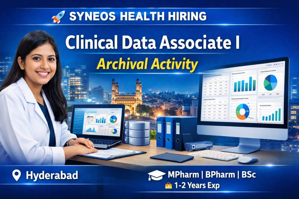 Syneos Health Hiring for Clinical Data Associate I Role: CDM Jobs 2026 ...