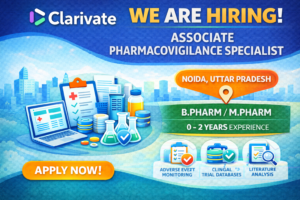 Clarivate Hiring Fresher for Associate Pharmacovigilance Specialist: PV Jobs 2026