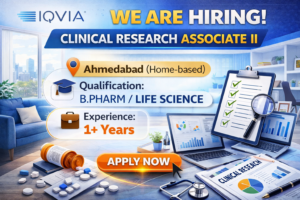 Iqvia Hiring for Clinical Research associate 2 Role