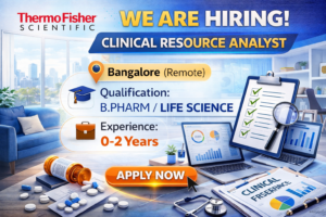 Thermo fisher Hiring Fresher for Clinical Resource Analyst: Pharma Jobs 2026