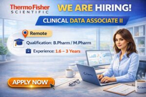 Thermofisher Hiring for Clinical Data Associate II Role