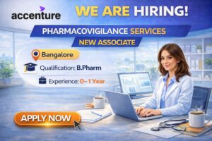 Accenture Hiring Fresher for PV Services New Associate Role: PV Jobs 2026