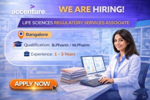 Accenture Hiring – LS Regulatory Services Associate | Bangalore