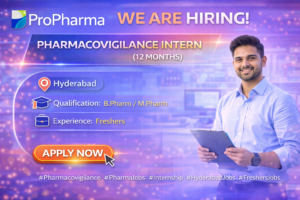 Pharmacovigilance Internship at ProPharma | 12 Months