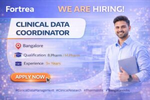 Fortrea Hiring – Clinical Data Coordinator I | Bangalore
