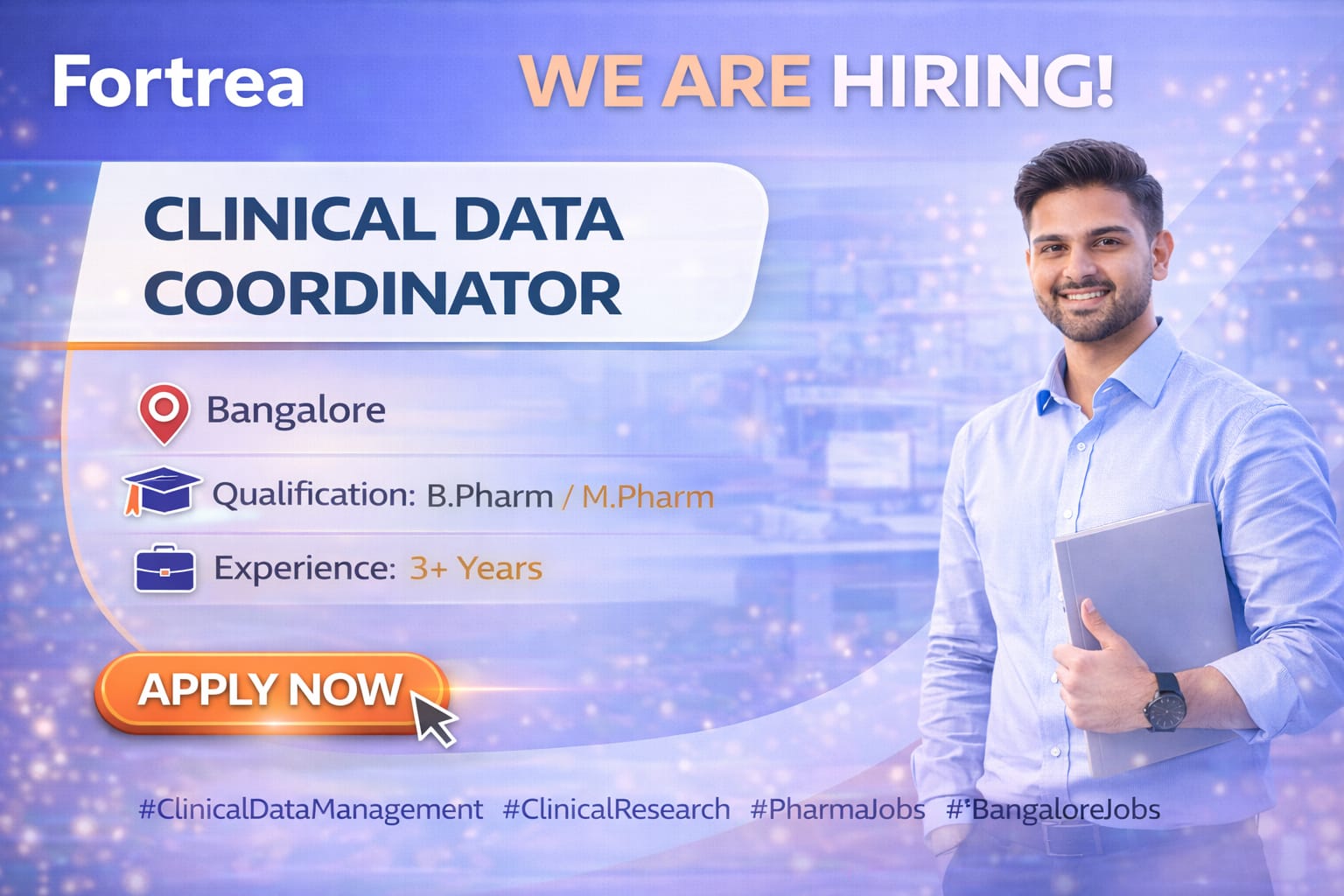 Fortrea Hiring – Clinical Data Coordinator I | Bangalore