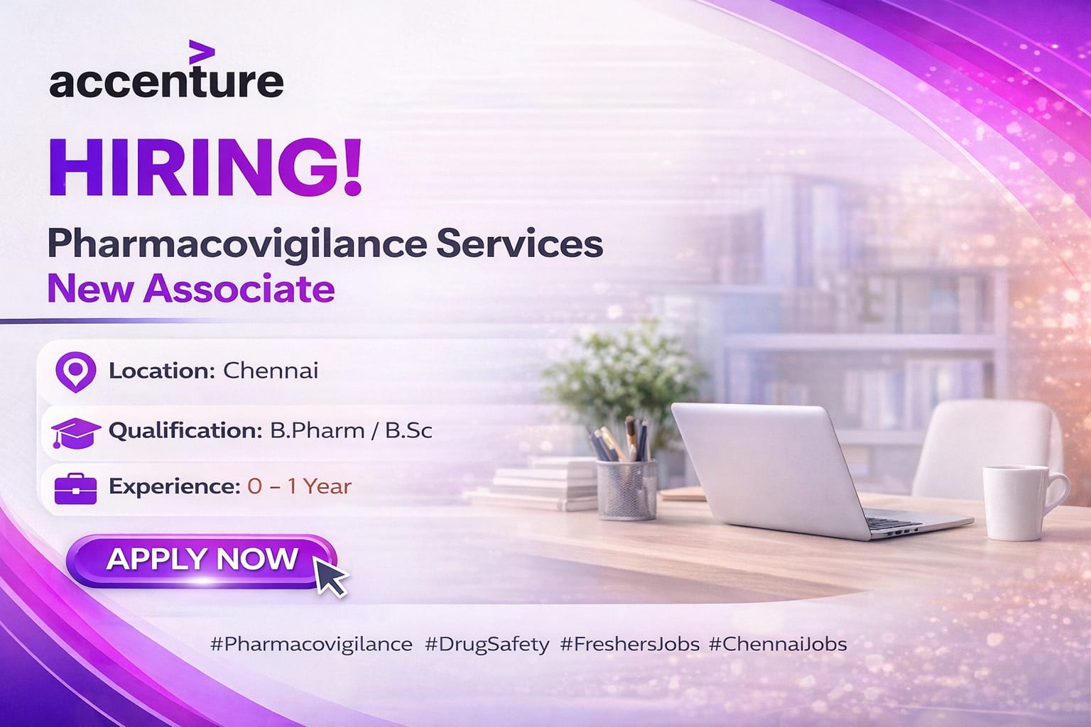 Accenture hiring for pv services 
associate