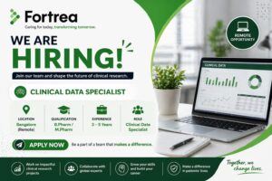 Clinical Data Specialist Opening at Fortrea