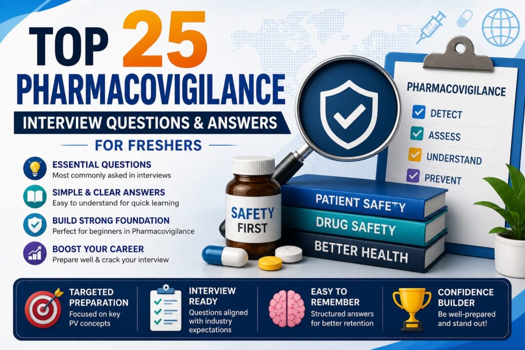 Pharmacovigilance question and answer for fresher