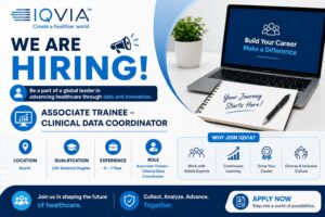 IQVIA Hiring Associate Trainee Clinical Data Coordinator
