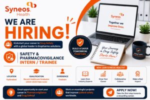 Syneos Health Hiring Safety & PV Intern/Trainee in Hyderabad