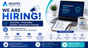 Azurity Pharmaceuticals Hiring Associate – Drug Safety