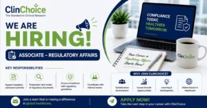 ClinChoice Hiring Associate – Regulatory Affairs in Bengaluru