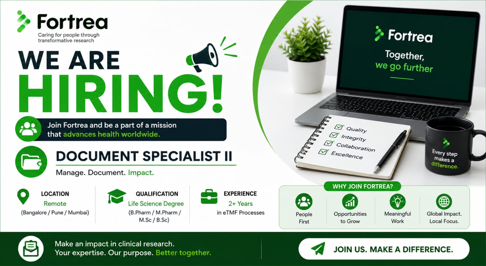 Document specialist II at fortrea
