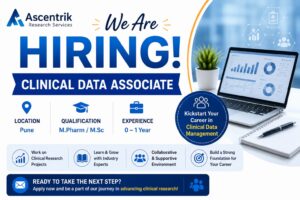 Ascentrik Research Services Hiring Clinical Data Associate