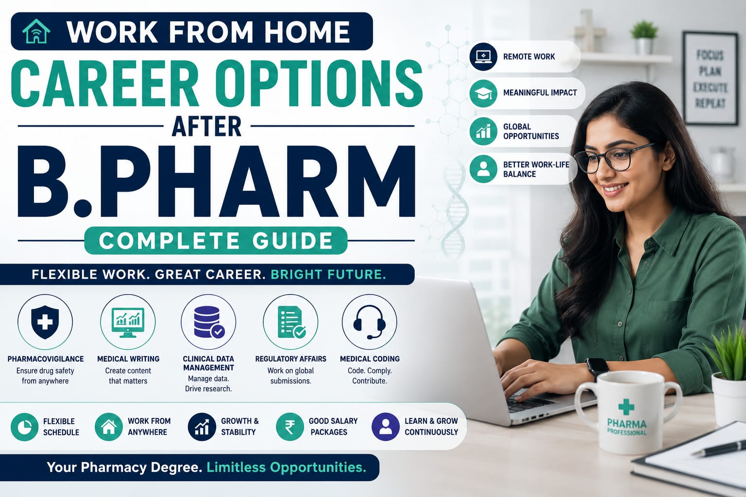 Work From Home Career Options After Pharma: Complete Guide