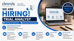 Clinovis Technologies Remote Trial Analyst Jobs