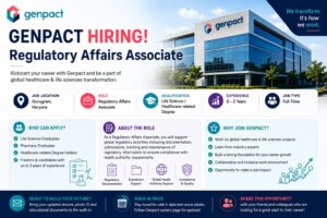 Genpact Hiring Regulatory Affairs Associate in Gurugram