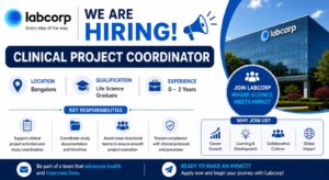 Labcorp Hiring Clinical Project Coordinator in Bangalore