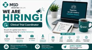 MSD Hiring Clinical Trial Coordinator