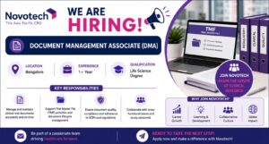 Novotech Hiring Document Management Associate