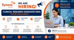 Syneos Health Hiring CRA – Future Roles in Gurugram